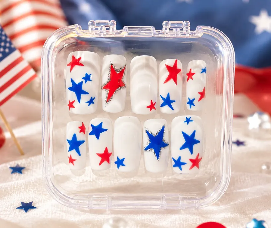 'Merica press-on nail set
